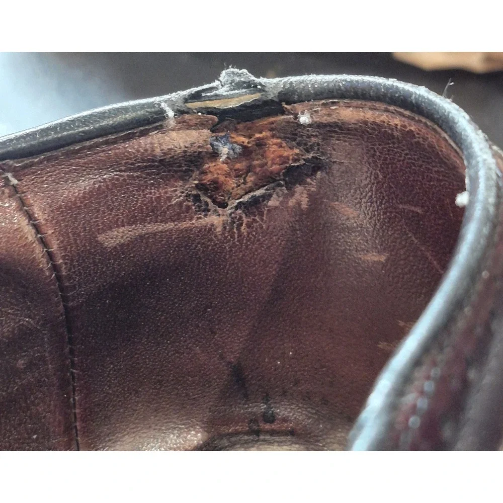 Allen Edmonds Berwick Leather‎ Loafers Wingtip Tassel Burgundy Men's 11.5 D